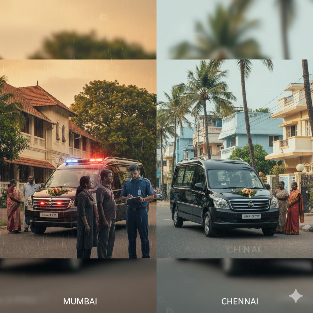 How to Book a Dead Body Ambulance in Mumbai and Chennai During Critical Situations