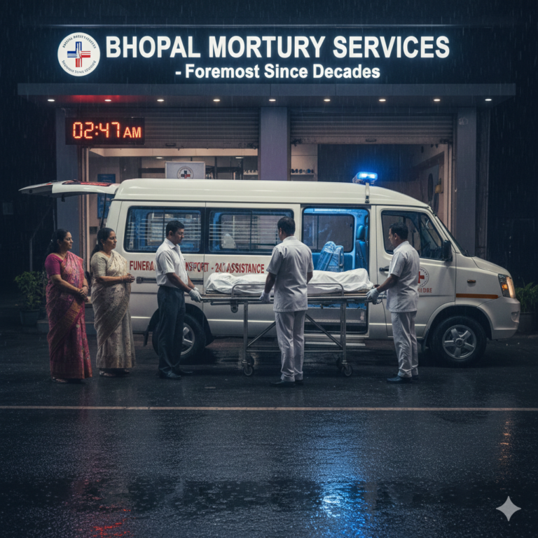 Dead Body Transport Service in Bhopal – Safe, Dignified & 247 Assistance